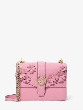 Michael Kors Greenwich Small Floral Embellished Crossbody Bag NWT